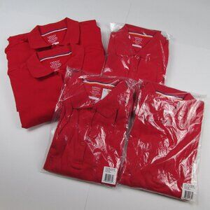 French Toast Lot Of 5 Girls Polo Shirts Long Sleeves Size XXL 18/20 Brand NEW